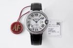 AF Factory Best Replica Cartier Ballon Bleu 316L Stainless Steel Case Diamond Bezel Watch